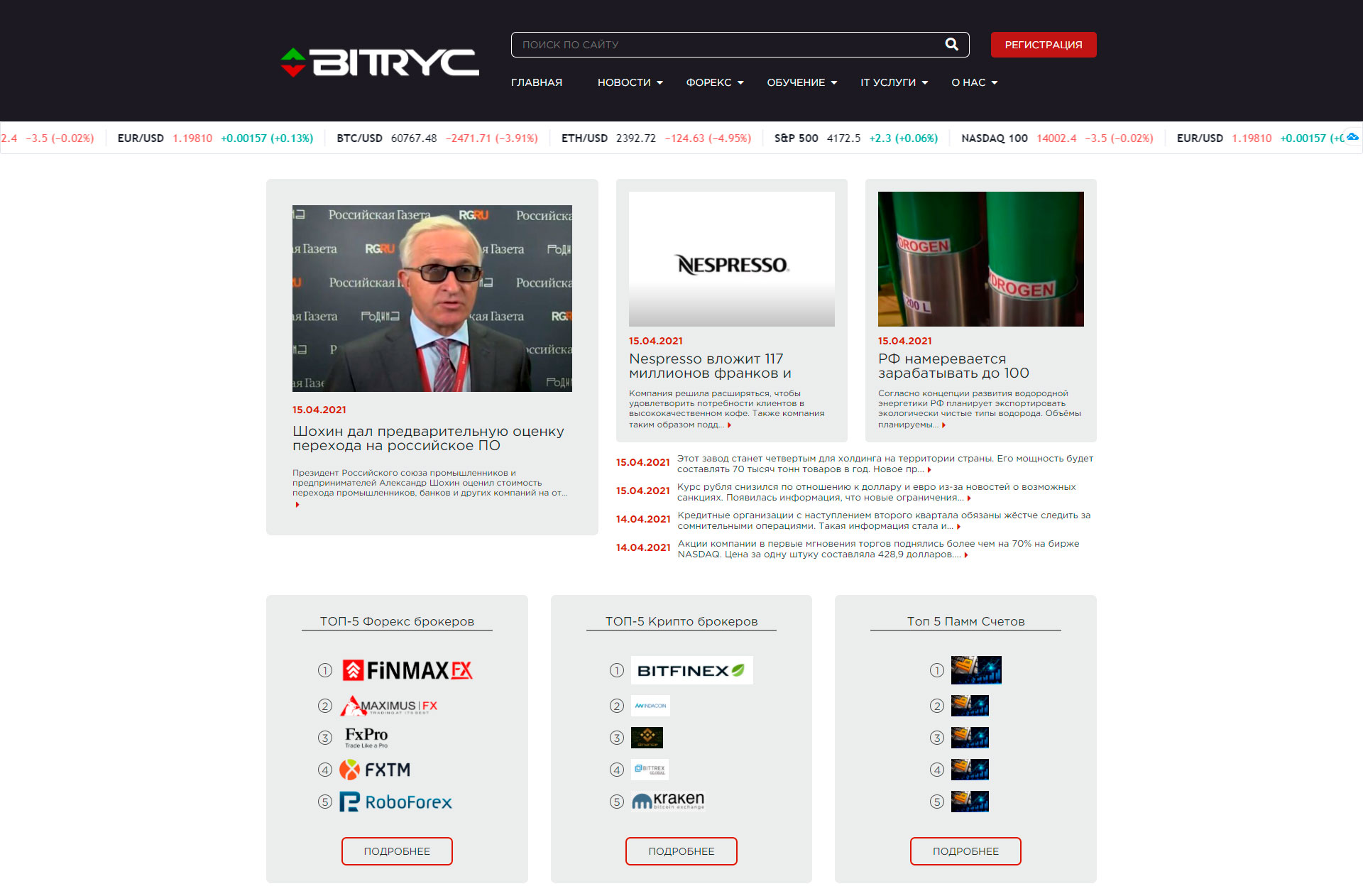 BYTRIC - главная