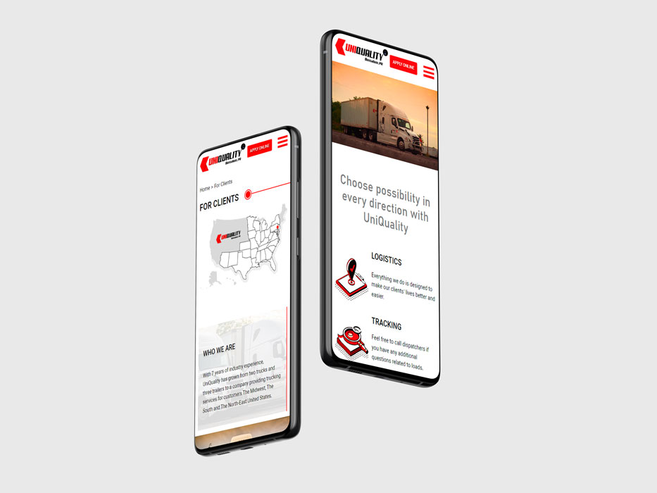 Uniquality - адаптив